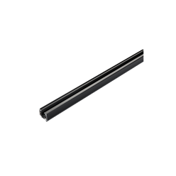 ShopLine Rail 3 Fasen 200cm (Tube) zwart